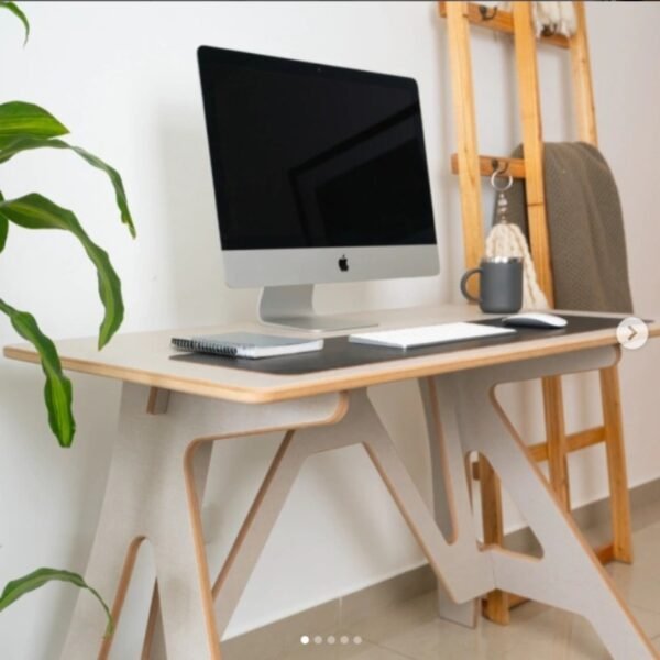 white Built-in Reception Desk